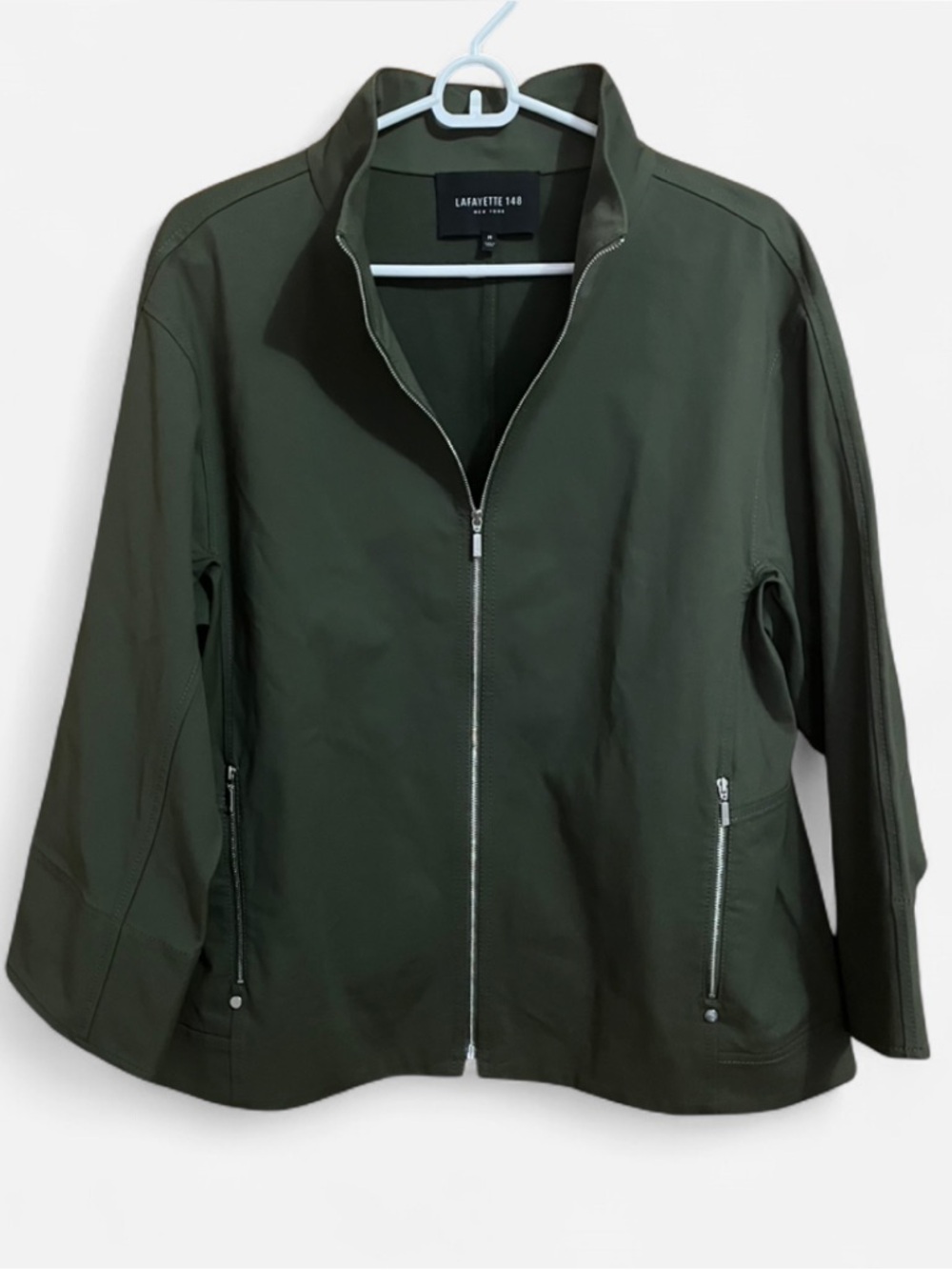 Lafayette 148 Olive Green Utility Jacket